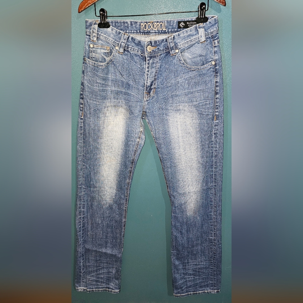 Rock & Roll Women Boyfriend Jeans